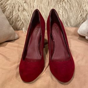 Red Velvet Heels